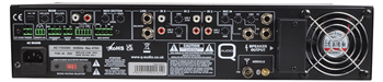 1 to 2 Zone 100V Mixer Amplifier with Media Player Bluetooth USB SD Card 240W
